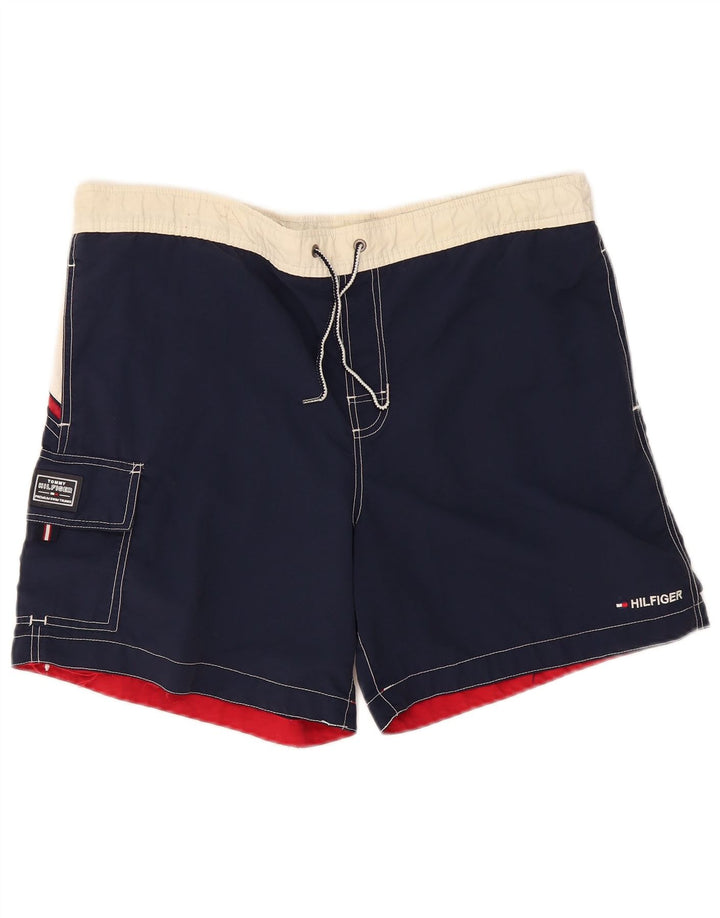 Ανδρικό σορτς κολύμβησης Tommy Hilfiger Cargo, μεσαίο μπλε ναυτικό