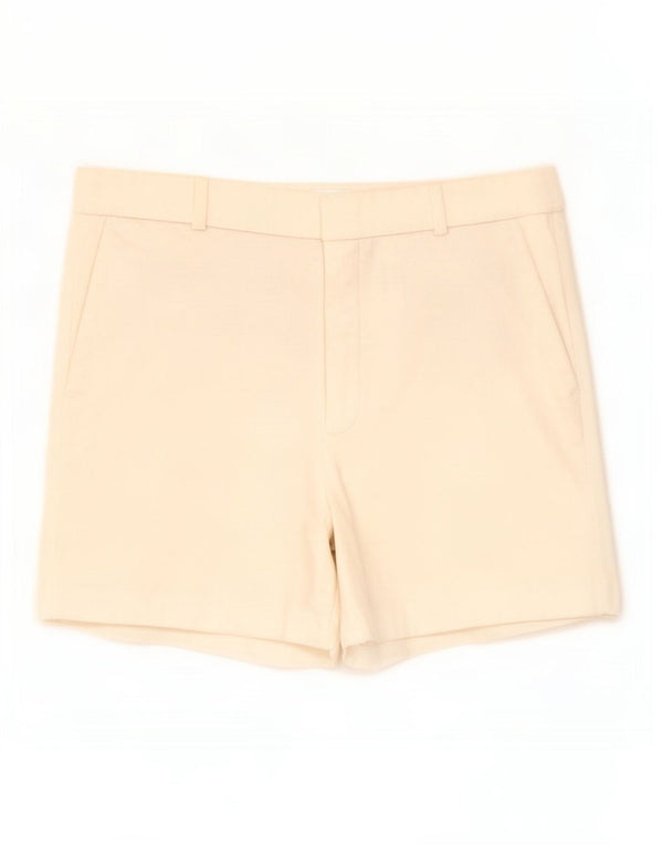 Zara Γυναικείο Σορτς Chino Small W27 Λευκό
