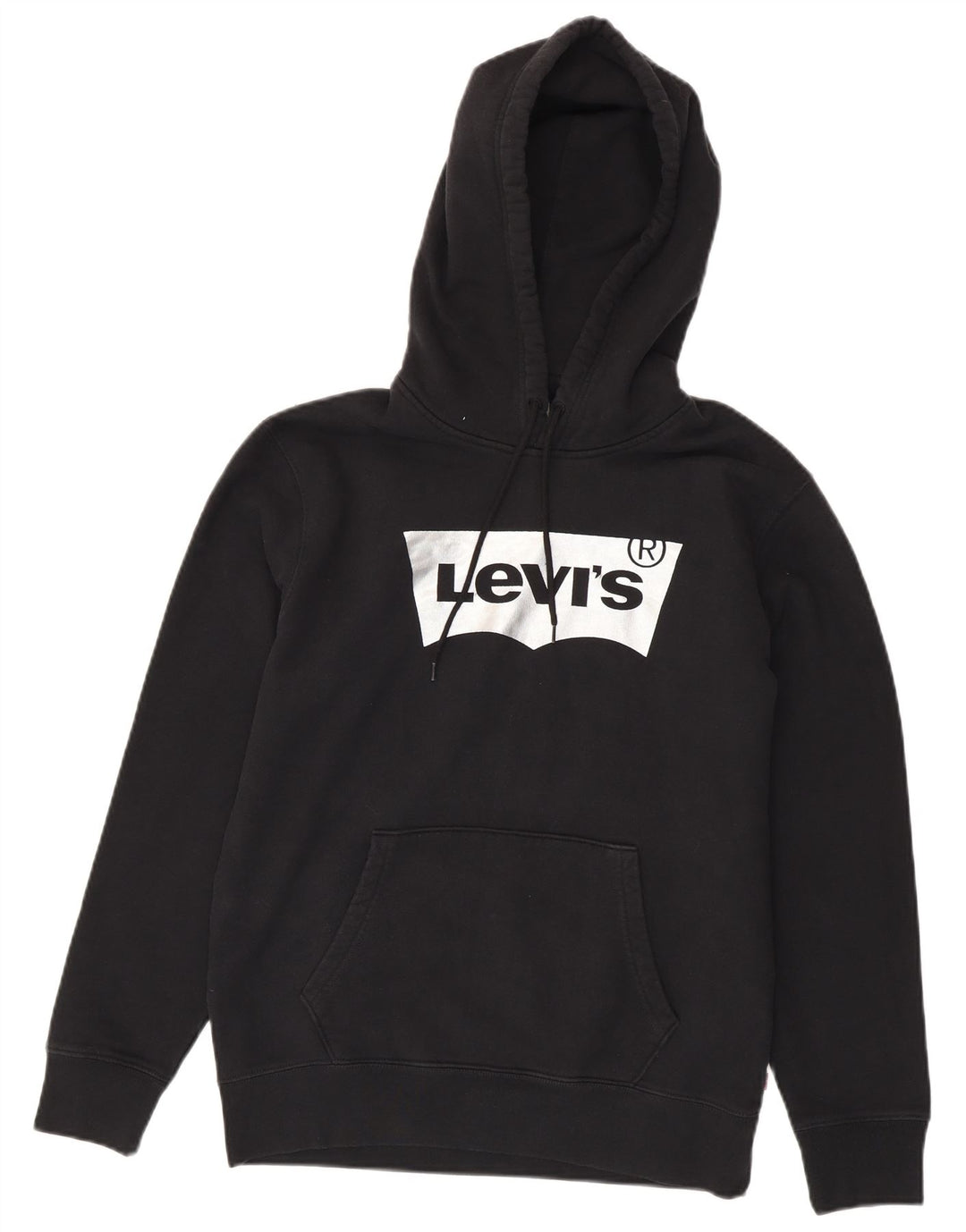 Ανδρικό LEVI'S Standard Graphic Hoodie Jumper Μικρό μαύρο βαμβακερό