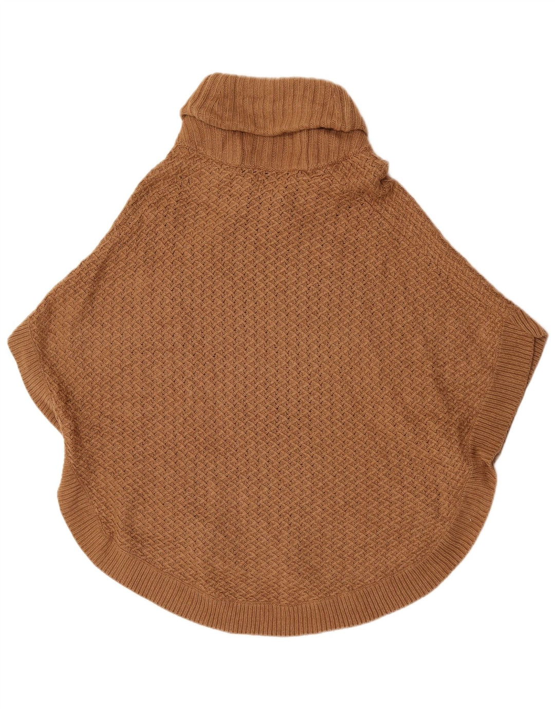 Massimo Dutti Γυναικείο Poncho Jumper US 8 Μεσαίο καφέ μαλλί