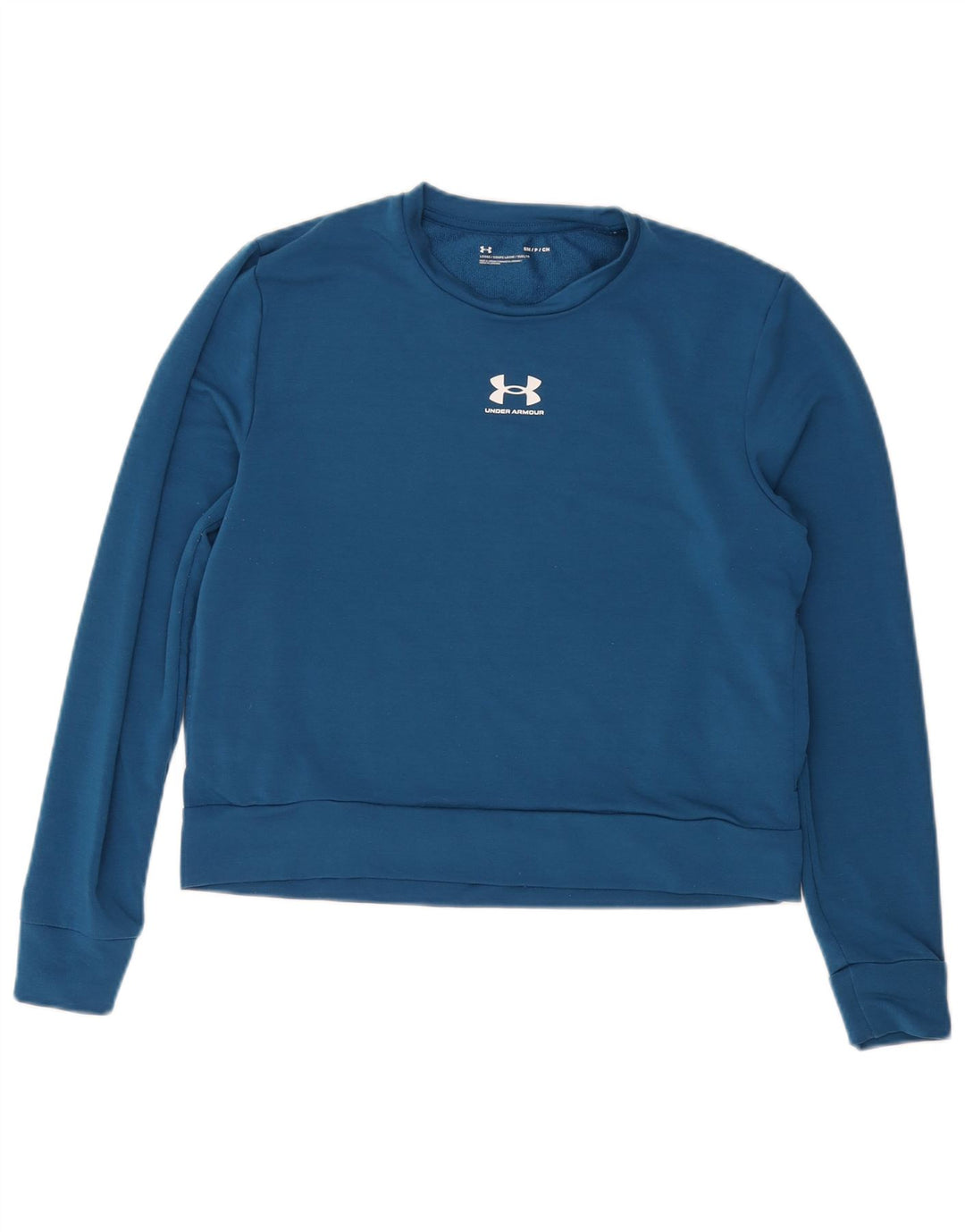 Γυναικείο φούτερ UNDER Armor Crop Loose Fit Jumper UK 10 Small Blue