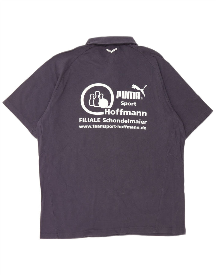 Ανδρικό πουκάμισο PUMA Graphic Polo XL Navy Blue
