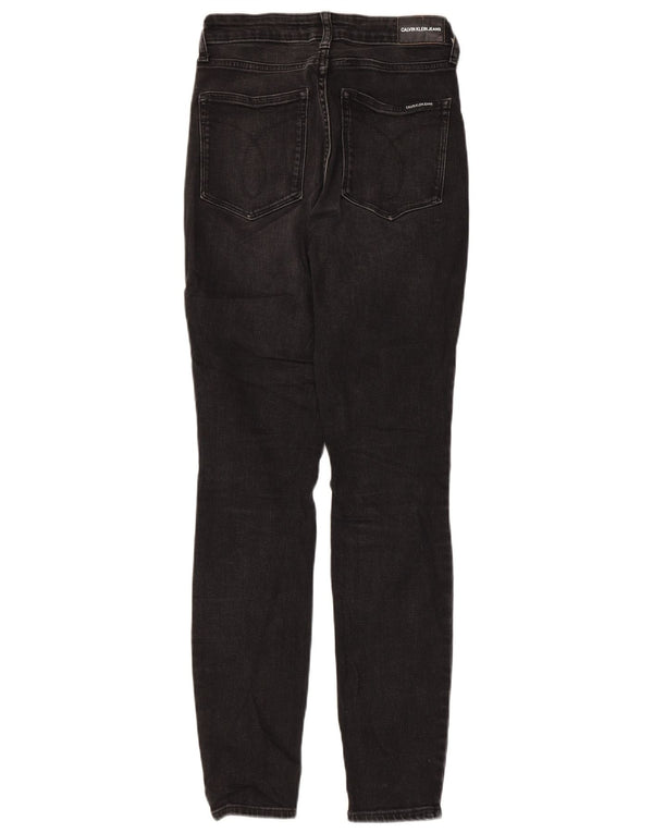 CALVIN KLEIN Γυναικείο Skinny Jeans W26 L30 Μαύρο βαμβακερό