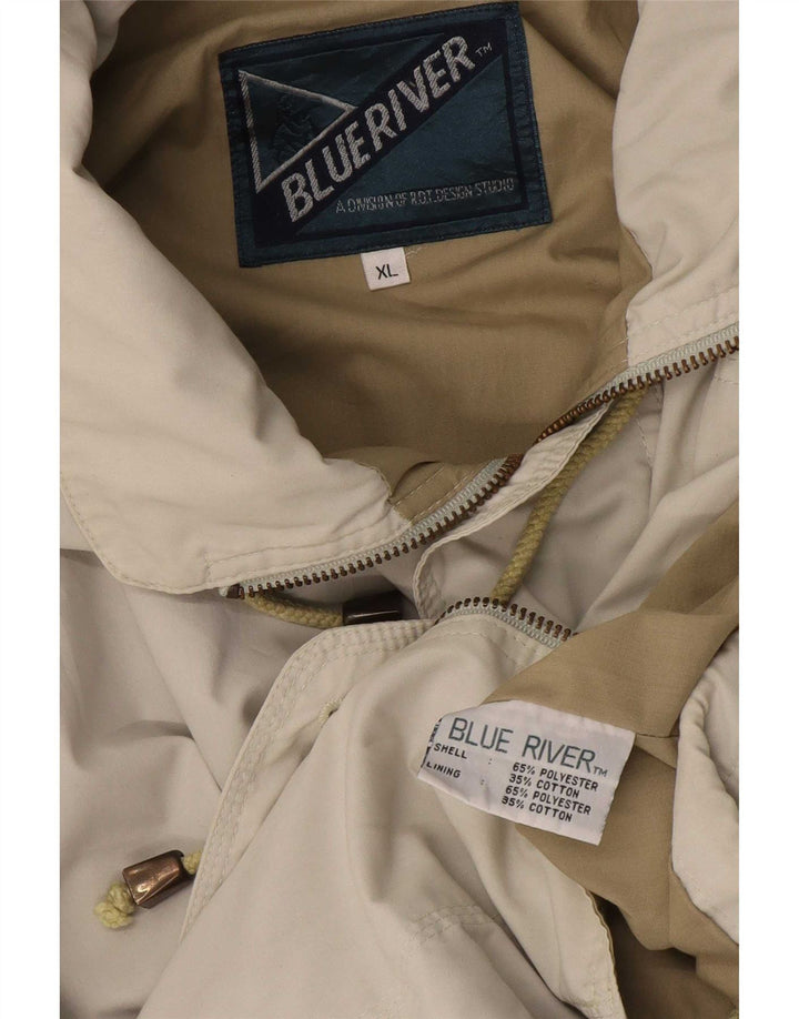 Vintage Ανδρικό Utility Μπουφάν UK 42 XL Μπεζ βαμβακερό