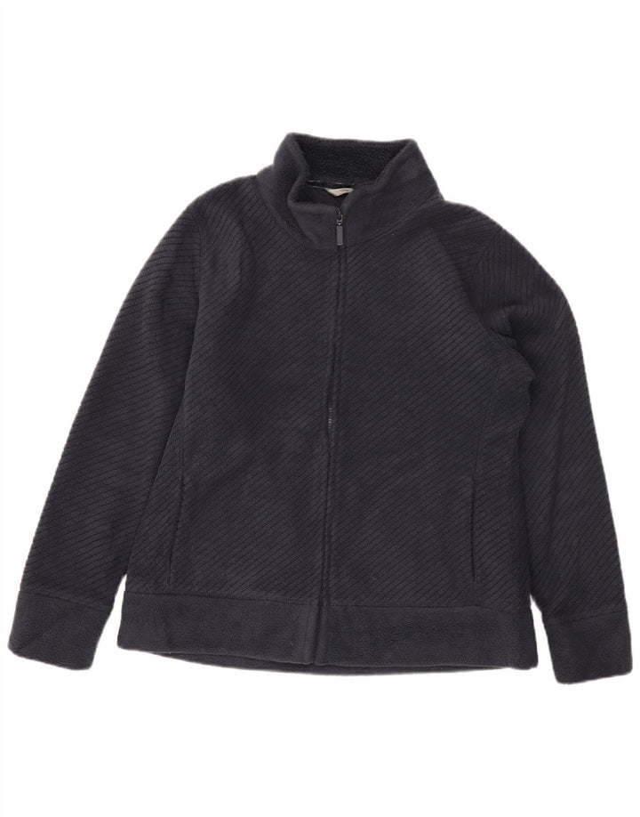 MARKS & SPENCER Γυναικείο Fleece Jacket UK 16 Large Navy Blue Polyester