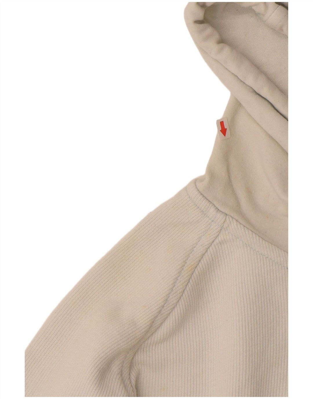 KAPPA Γυναικείο πουλόβερ με κουκούλα με φερμουάρ UK 14 Medium White