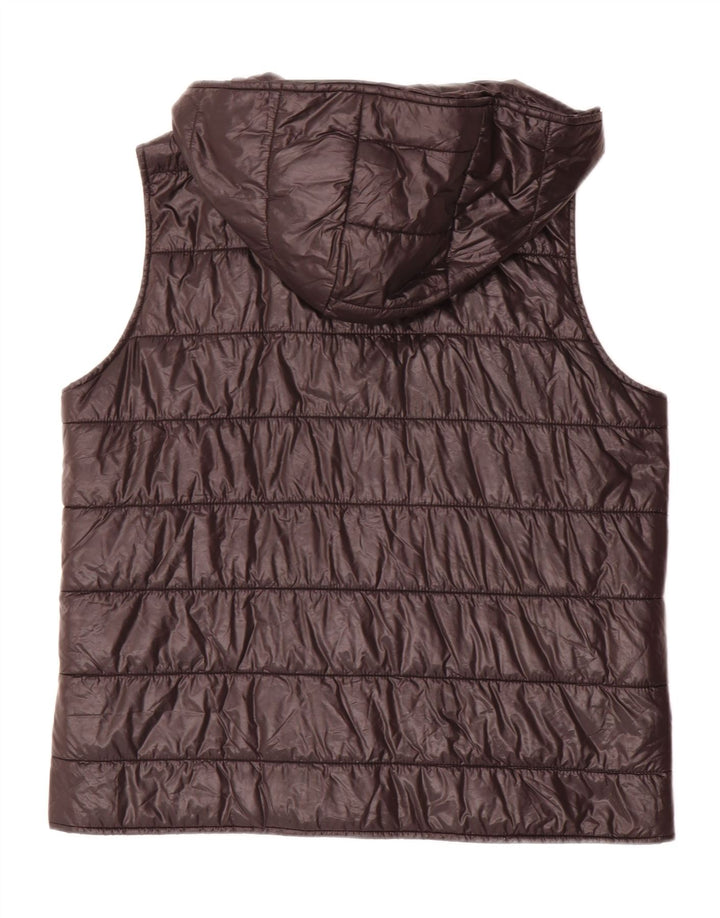 Zara Γυναικεία κουκούλα με επένδυση Gilet UK 14 Μεσαίου Μαύρου Πολυεστέρα