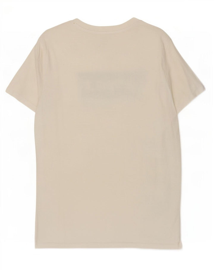 Ανδρικό γραφικό T-Shirt Levi's Top μεγάλο λευκό βαμβακερό