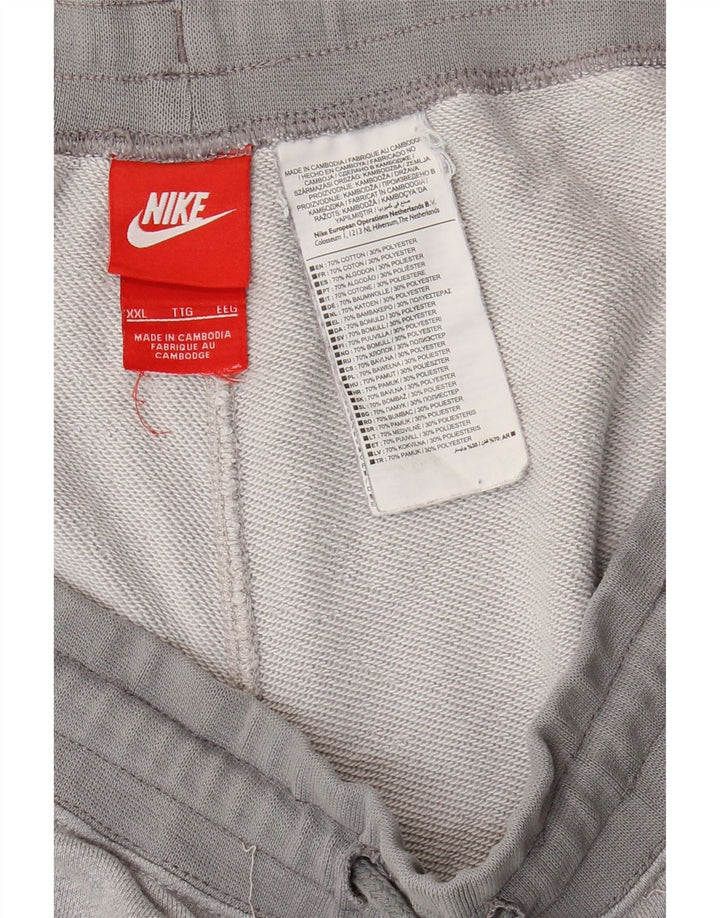 Ανδρικό αθλητικό σορτς Nike 2XL γκρι βαμβακερό