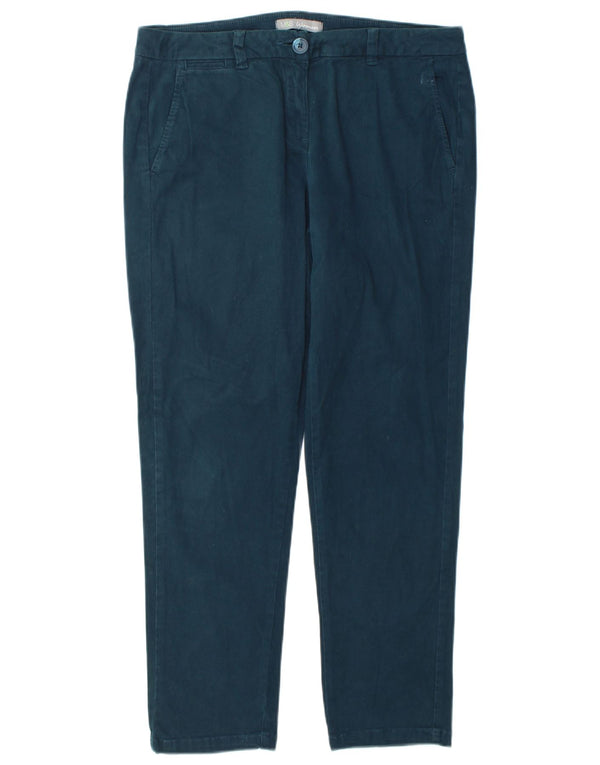Marks & Spencer Γυναικείο ίσιο παντελόνι Chino UK 12 Medium W34 L28 Green