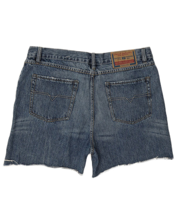 Ανδρικό Diesel Distressed τζιν σορτς W38 XL Μπλε βαμβακερό