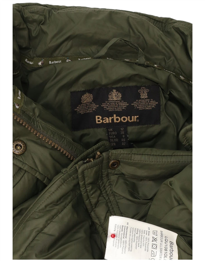 Γυναικείο μπουφάν με κουκούλα Barbour UK 12 Μεσαίο Πράσινο Πολυεστέρας