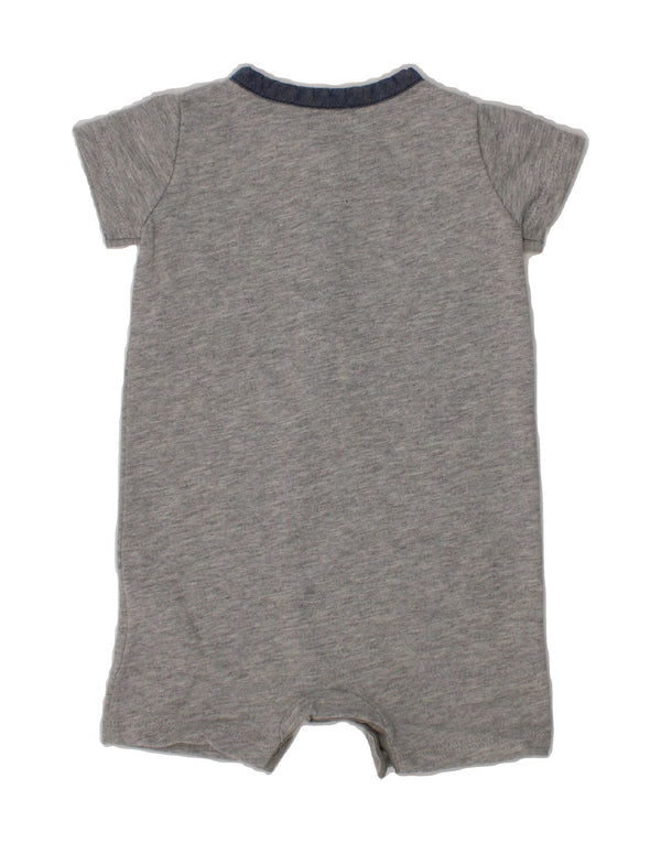 LEVI'S Baby Boys Graphic Playsuit 6-9 Months Grey Cotton