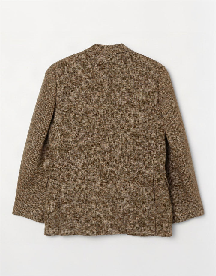Harris Tweed Ανδρικό μπουφάν blazer UK 36 Small Khaki Wool