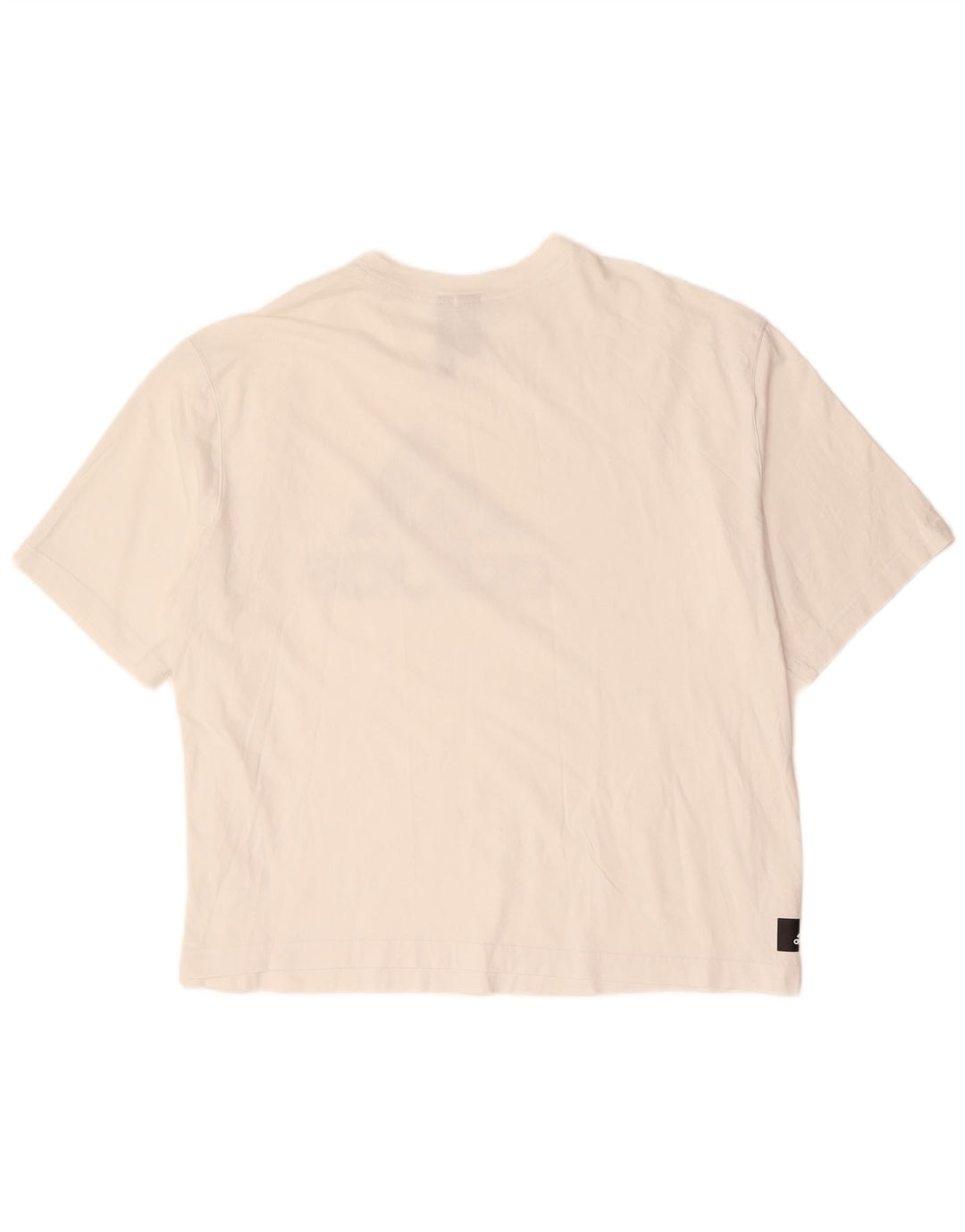 Γυναικείο γραφικό μπλουζάκι μεγάλου μεγέθους ADIDAS UK 20/22 XL λευκό βαμβακερό