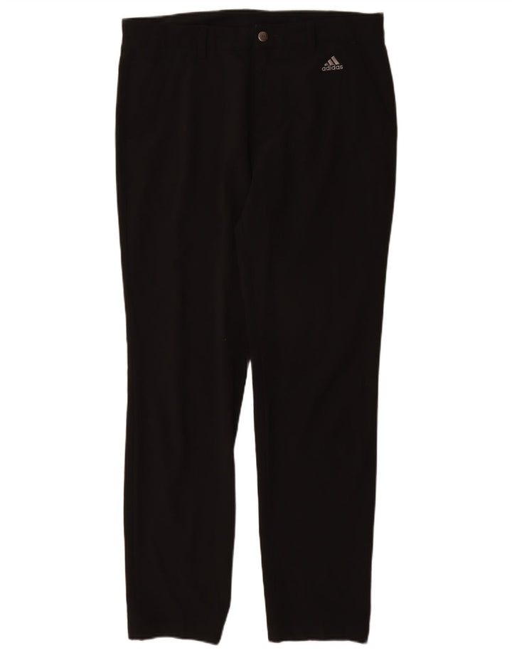 Γυναικείο Slim Chino Παντελόνι Adidas W32 L32 Μαύρο Πολυεστέρας