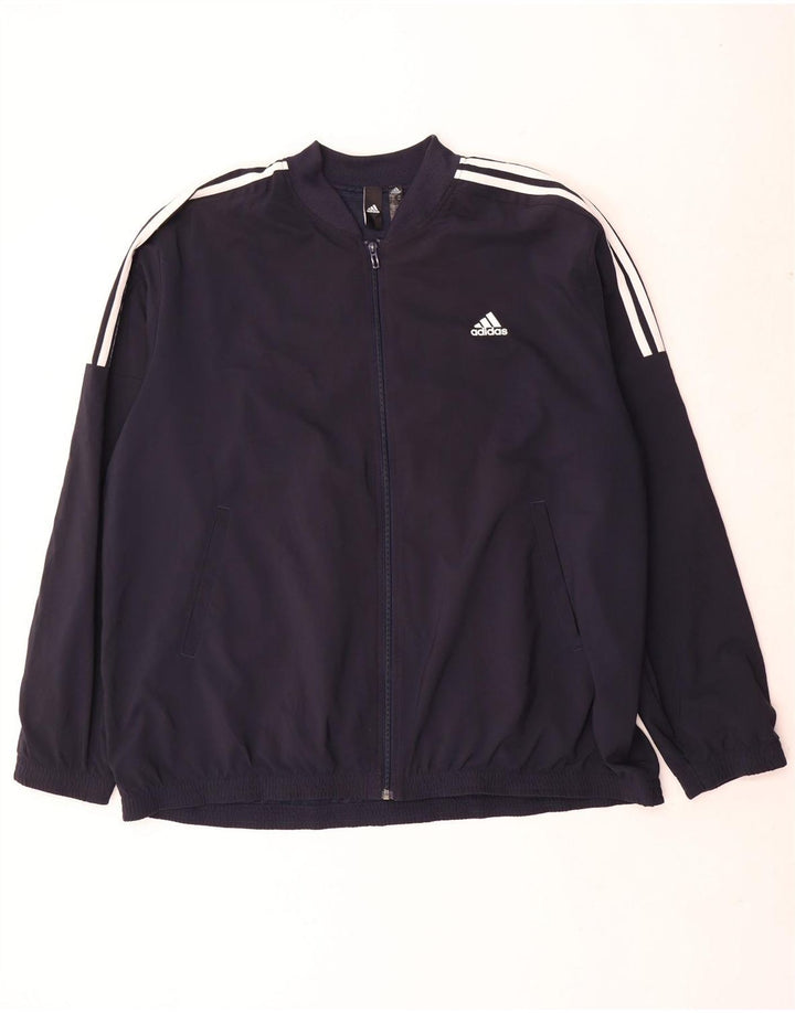 Ανδρική φόρμα Adidas Top Jacket 2XL Navy Blue Polyester
