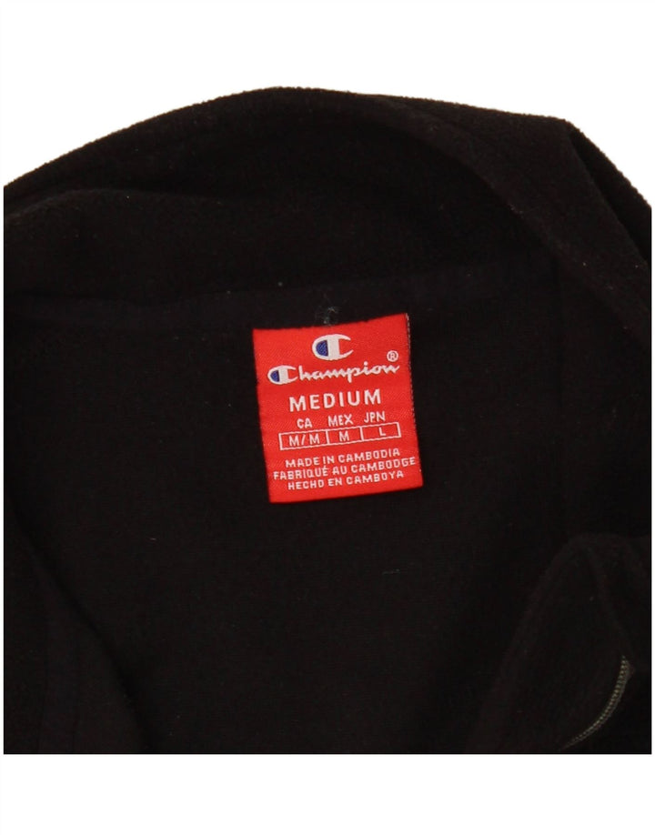 CHAMPION Γυναικείο Fleece Jacket UK 14 Medium Black