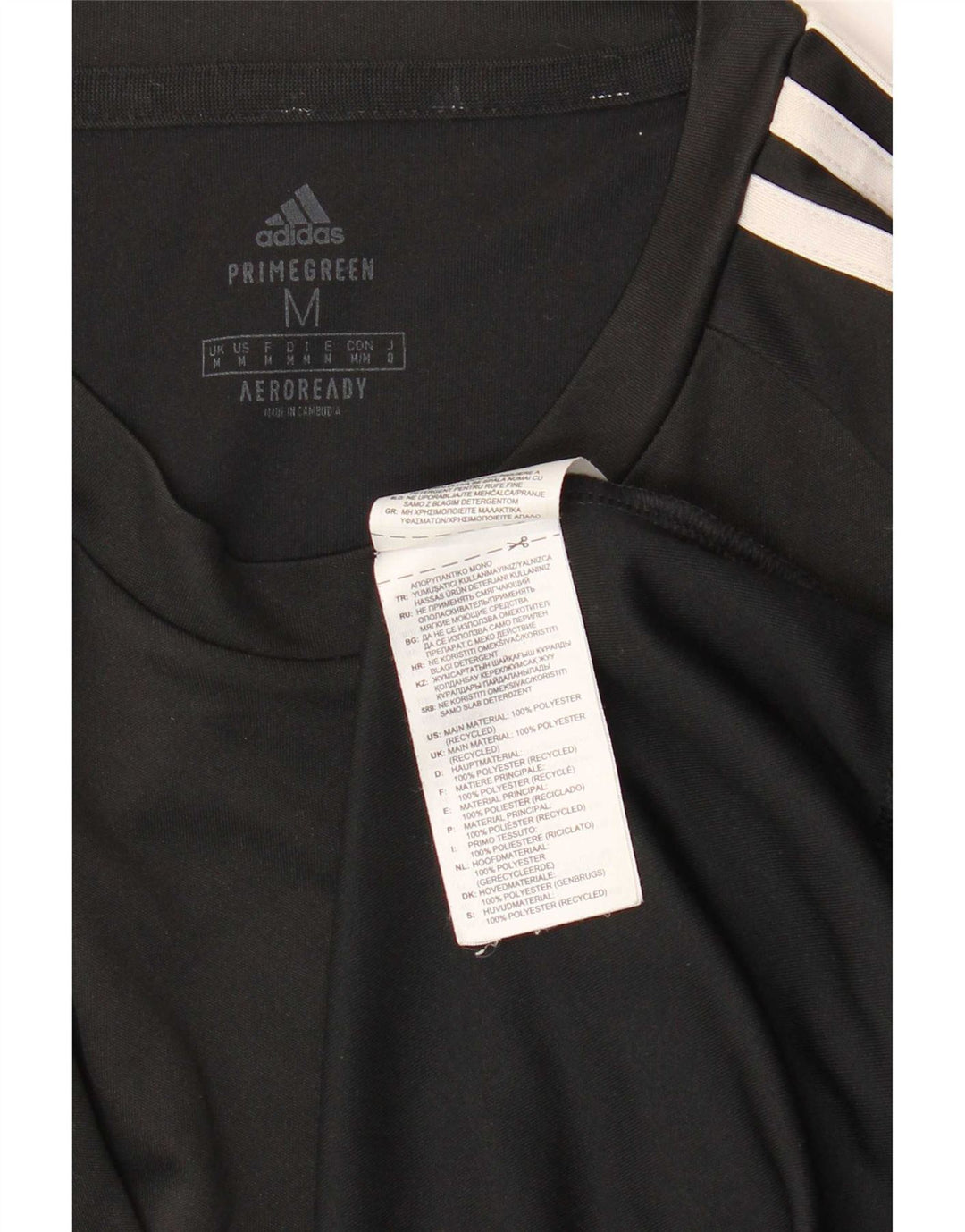 Adidas Ανδρικό T-Shirt Aeroready Top Medium Black Polyester