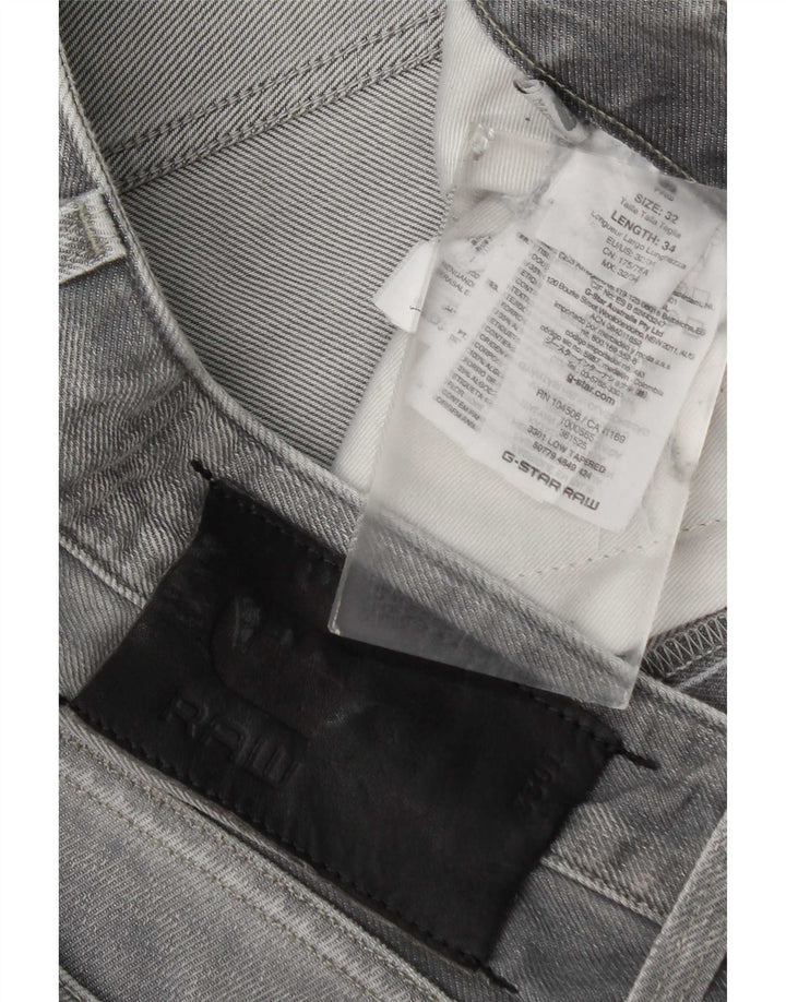 Ανδρικό Slim Jeans G-Star W32 L34 Γκρι βαμβακερό