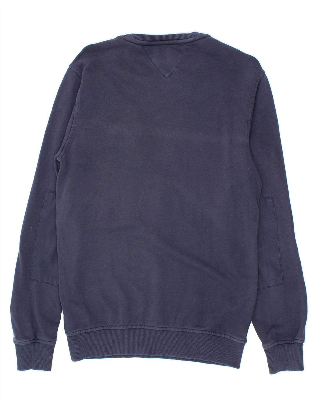 TOMMY HILFIGER Mens Sweatshirt Jumper Small Navy Blue Cotton Vintage Tommy Hilfiger and Second-Hand Tommy Hilfiger from Messina Hembry 
