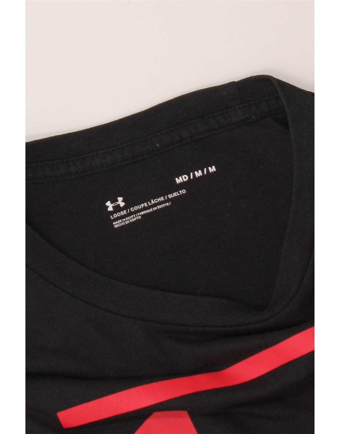 Ανδρικό γραφικό μπλουζάκι Under Armour Top Μεσαίο Μαύρο