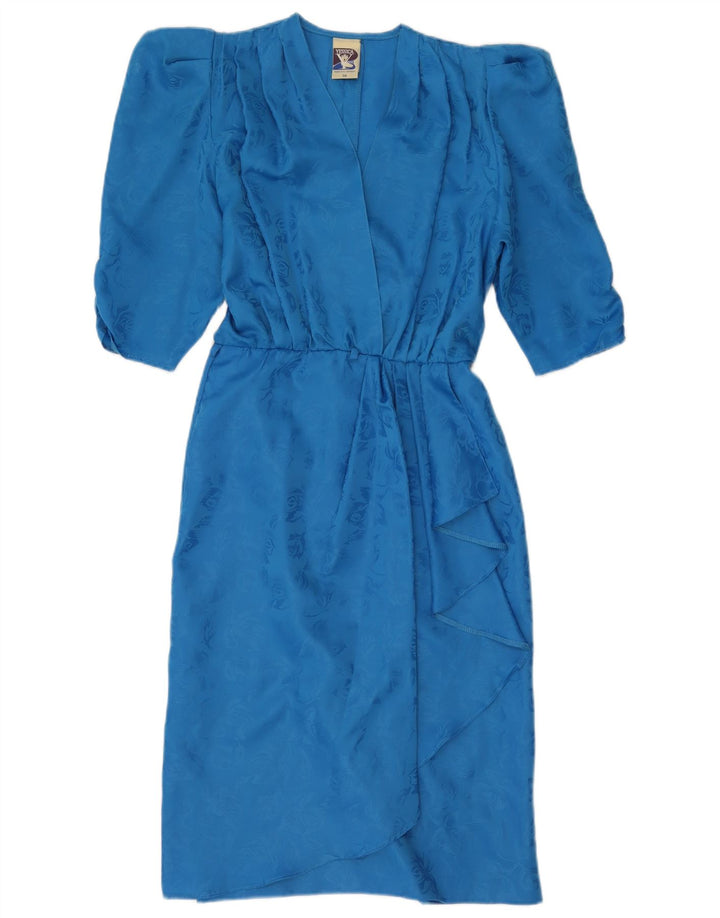 YESSICA Γυναικείο Wrap Dress EU 38 Medium Blue Floral Polyester