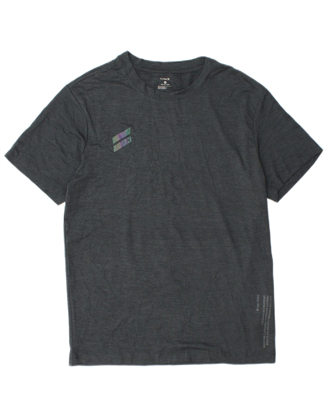 Ανδρικό T-Shirt Hurley Μικρό Γκρι Πολυεστέρας