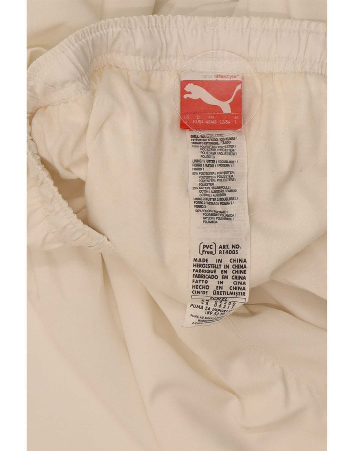 Ανδρική φόρμα Puma Παντελόνι Joggers Μεγάλο Λευκό Πολυεστέρα