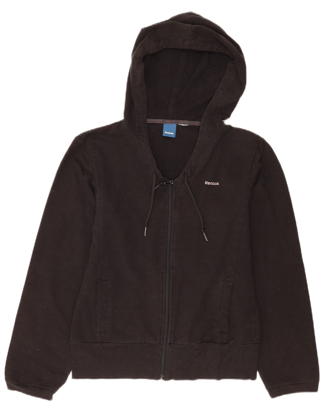 Γυναικείο πουλόβερ Reebok με φερμουάρ UK 12 Medium Black