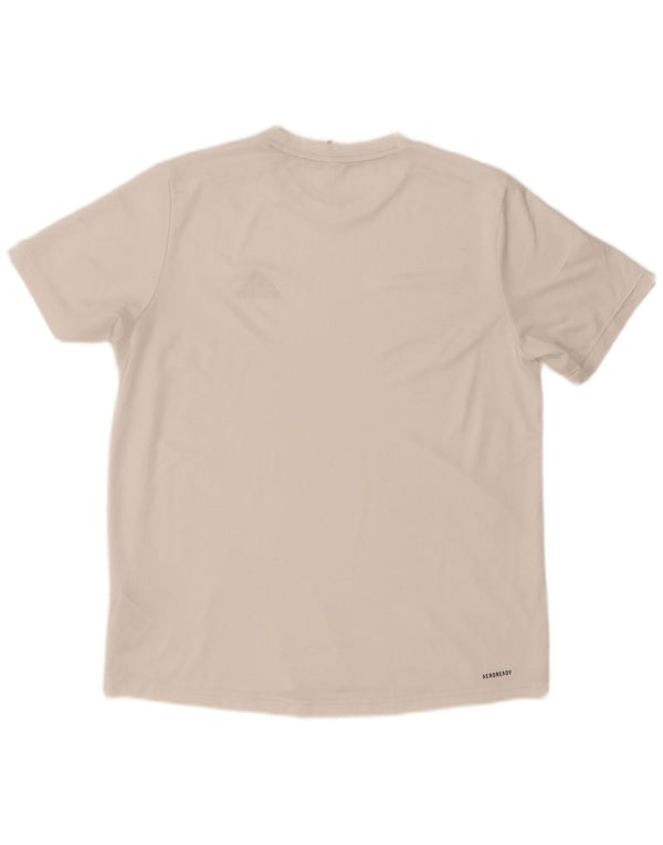 Adidas Ανδρικό T-Shirt Aeroready Τοπ μεσαίο λευκό πολυεστέρας