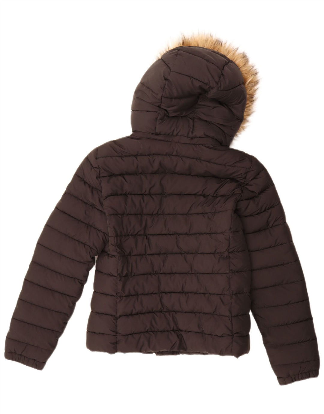 Γυναικείο μπουφάν με κουκούλα Superdry UK 10 Small Black Nylon