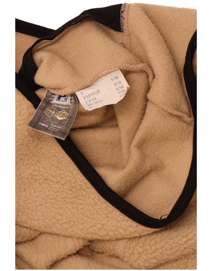 FILA Γυναικείο Fleece Jacket UK 38 Medium Beige Polyester