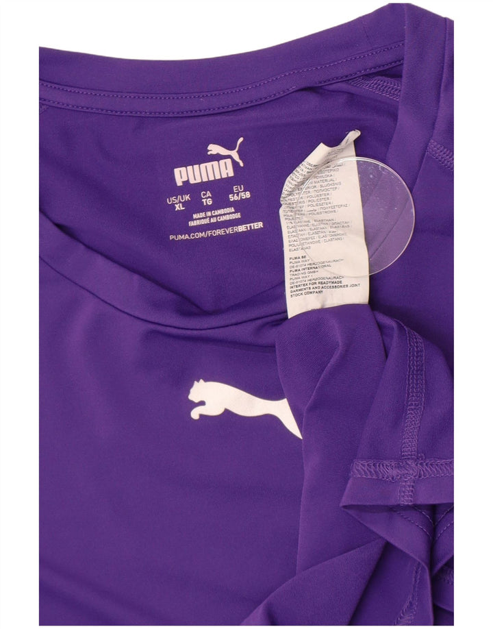 Puma Γυναικείο Μακρυμάνικο UK 18 XL Μωβ Πολυεστέρας