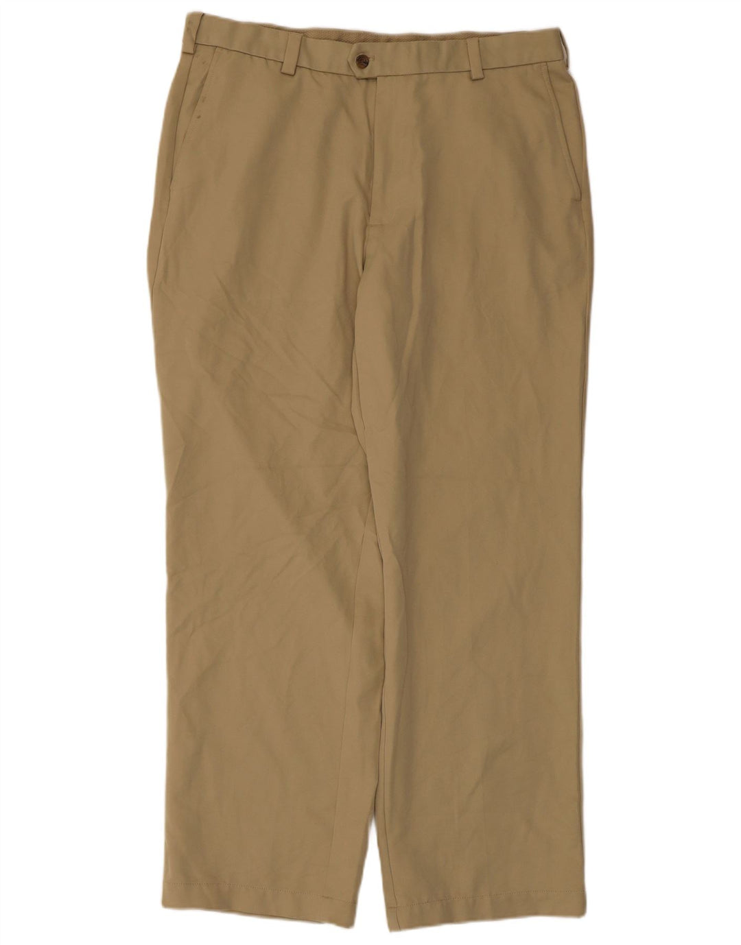 Izod Ανδρικό Golf ίσιο παντελόνι W36 L32 Μπεζ πολυεστέρας
