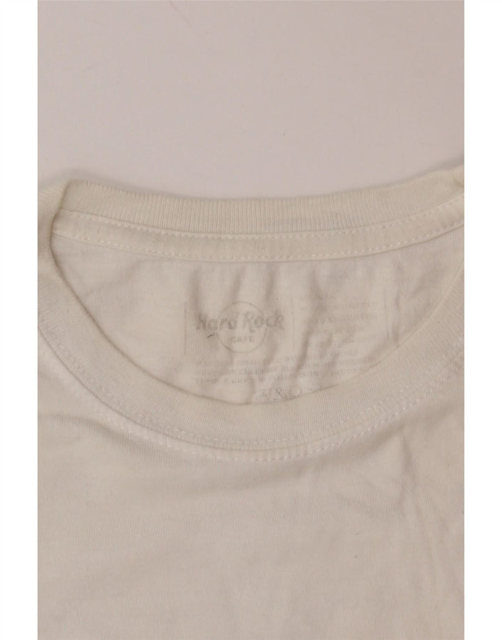 HARD ROCK CAFE Ανδρικό γραφικό μπλουζάκι Florence Top Small White Paisley