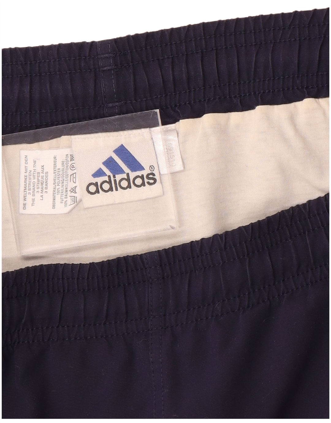 Ανδρικό αθλητικό σορτς Adidas μεγάλο μπλε ναυτικό πολυεστέρα
