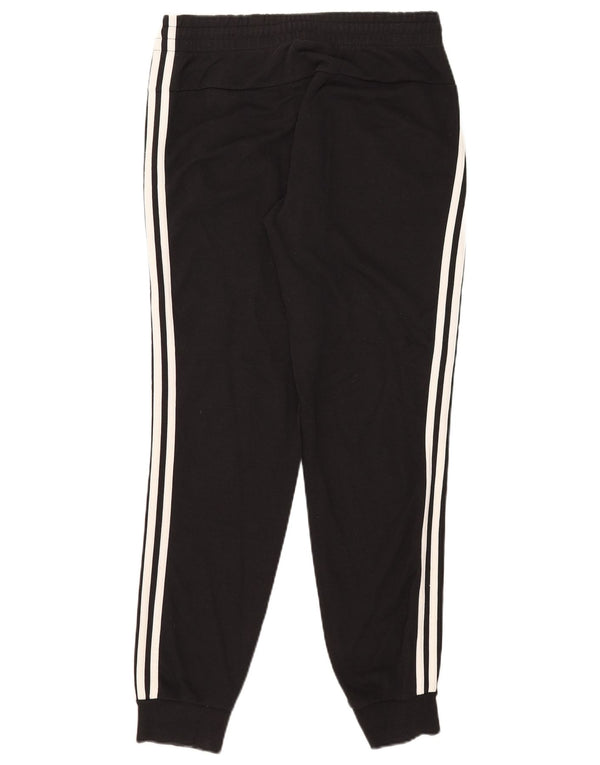 Adidas Γυναικεία φόρμα παντελόνι Joggers UK 12/14 Μεσαίο μαύρο βαμβακερό