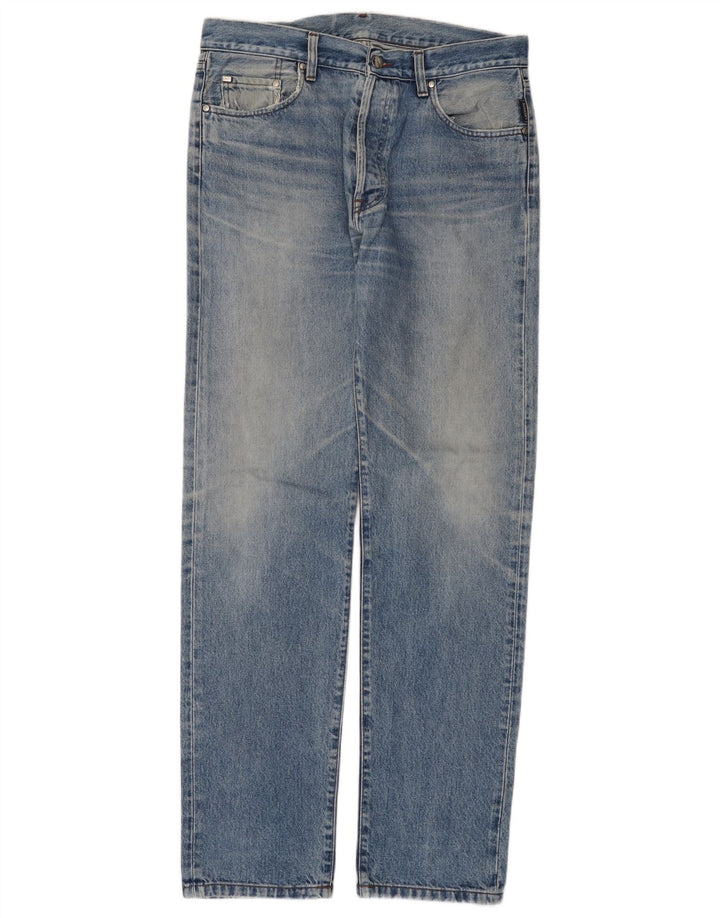 Ανδρικό τζιν ίσιο LACOSTE W34 L34 Μπλε