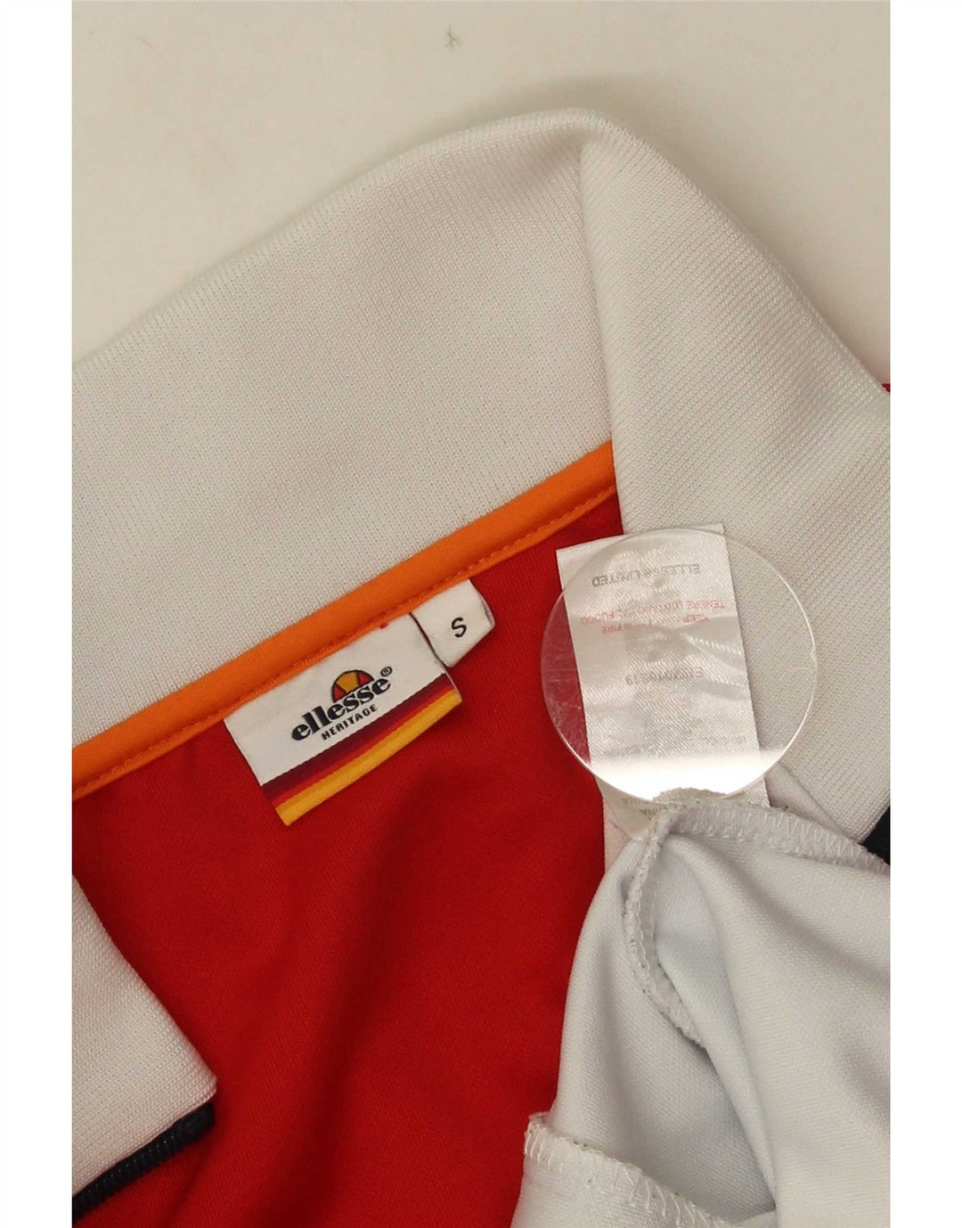 Ανδρική φόρμα Ellesse Top Jacket Small White Colourblock Polyester
