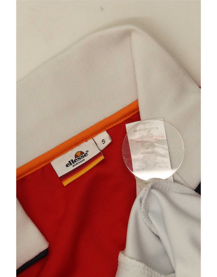 Ανδρική φόρμα Ellesse Top Jacket Small White Colourblock Polyester