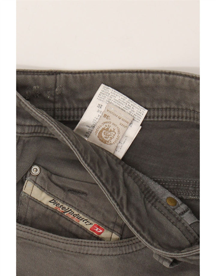 Ανδρικό ίσιο casual παντελόνι Diesel W38 L34 Γκρι βαμβακερό