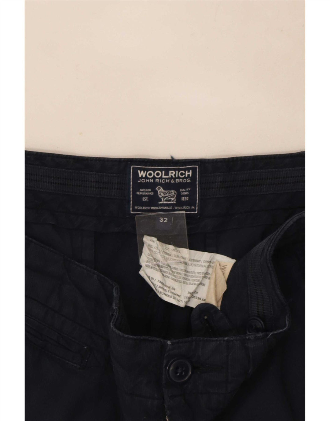 Woolrich Ανδρικό casual σορτς W32 Medium Navy Blue
