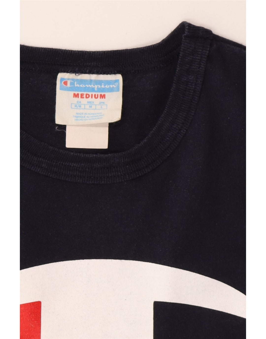 Ανδρικό γραφικό T-shirt CHAMPION Top Medium Navy Blue