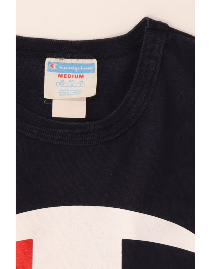 Ανδρικό γραφικό T-shirt CHAMPION Top Medium Navy Blue