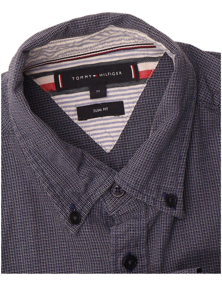Ανδρικό πουκάμισο Tommy Hilfiger Slim Fit Medium Navy Blue Check