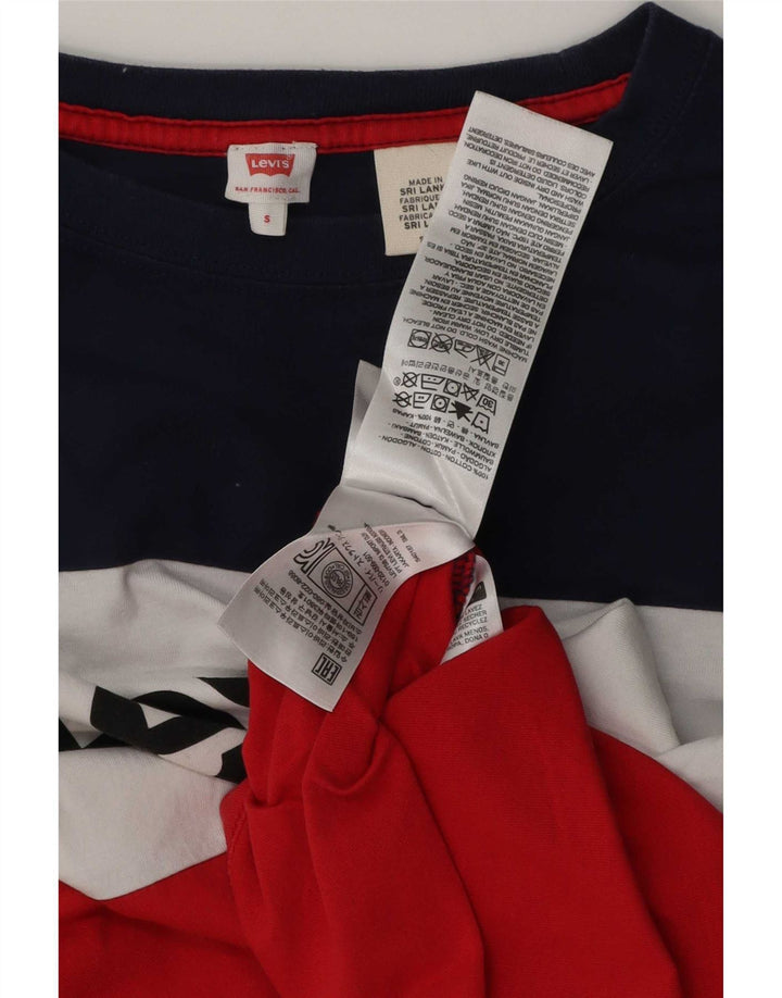 Γυναικείο γραφικό T-shirt Levi's Crop Top 10 Small πολύχρωμο