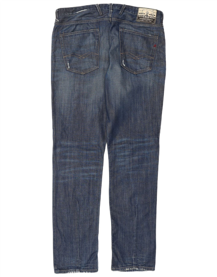 Replay Ανδρικό Tirmar Tapered Jeans W36 L34 Blue Cotton