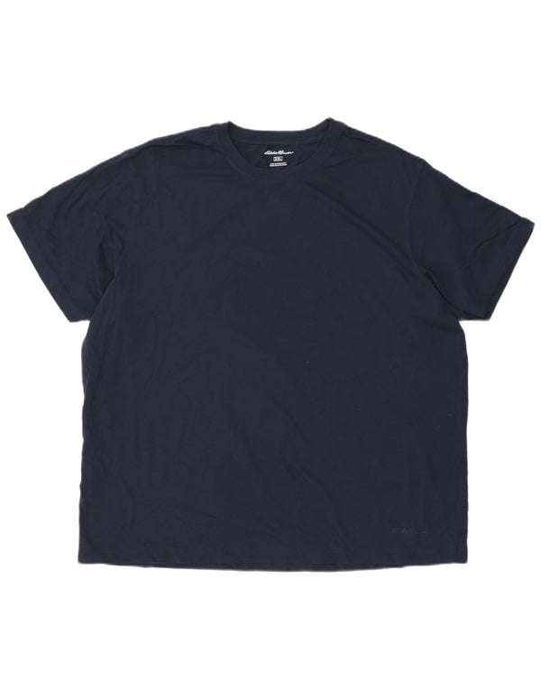 EDDIE BAUER Ανδρικό T-Shirt Top 2XL Navy Blue Cotton