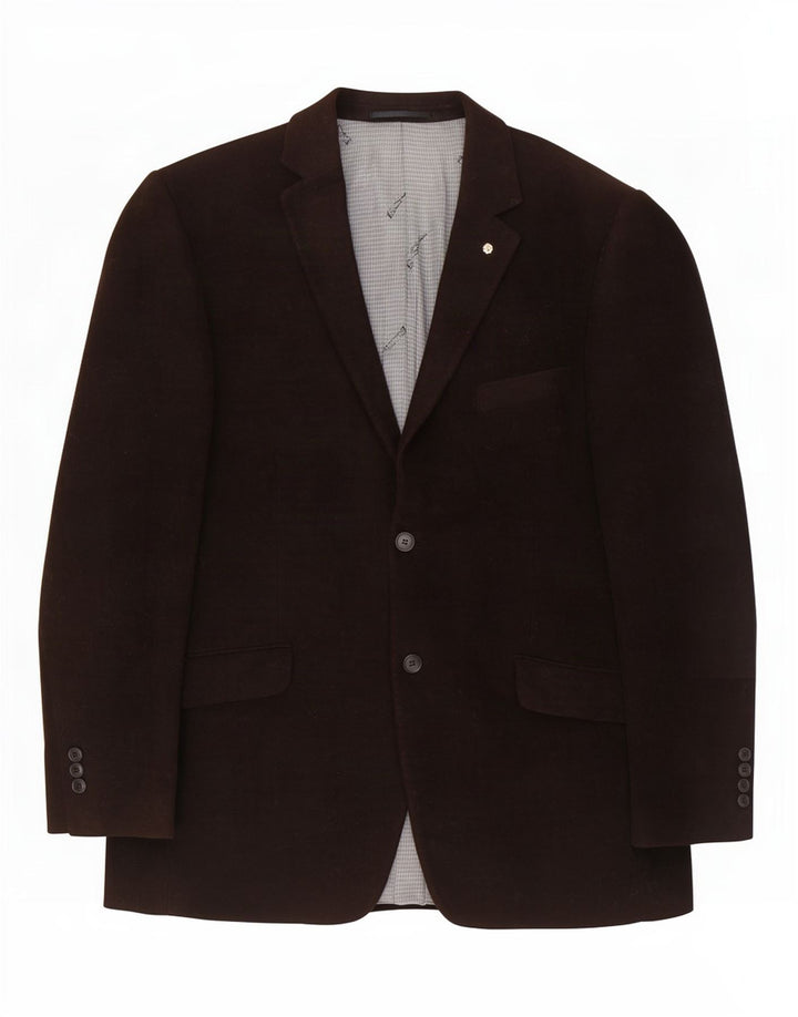 Ben Sherman Ανδρικό μπλέιζερ με 2 κουμπιά UK 42 XL Καφέ βαμβακερό
